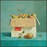 Box with pears