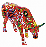 Flower lover cow (large) Cow Para…