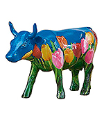 Cow Parade Tulips blauw (small)