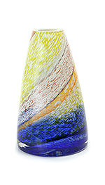 Glazen vaas Multicolor (smal)