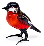 Glass bird robin