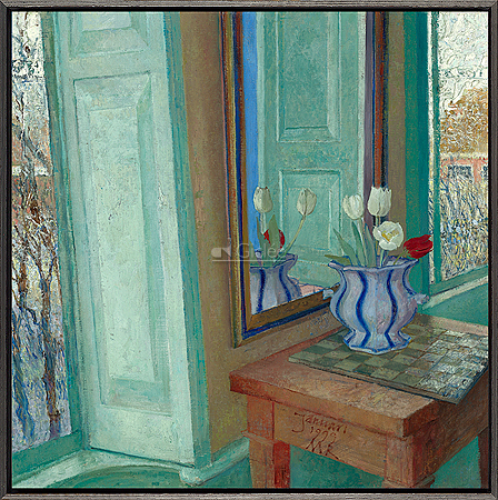 Tulpen in interieur