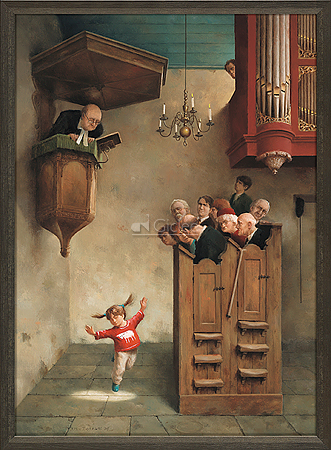 Dansje in de kerk