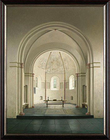 De absis van de romaanse kerk in …