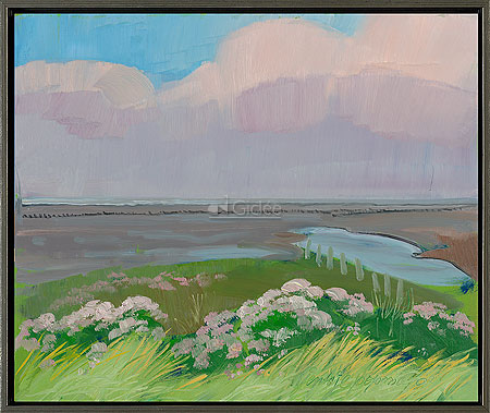 Het  Wad met zeeaster