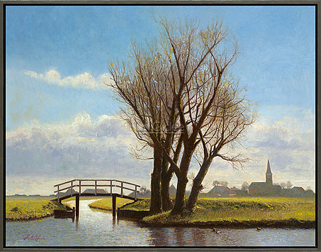 Landschap bij Dedgum