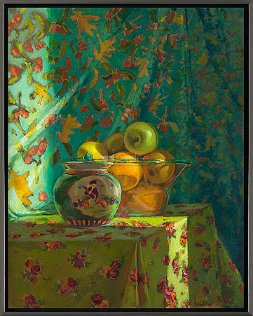 Stilleven met wasmachinedeur