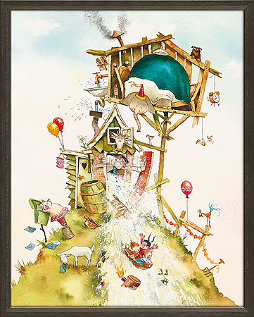 De olifant van Opa Jan is jarig