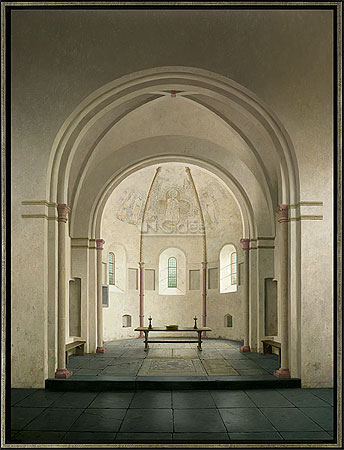 De absis van de romaanse kerk in …