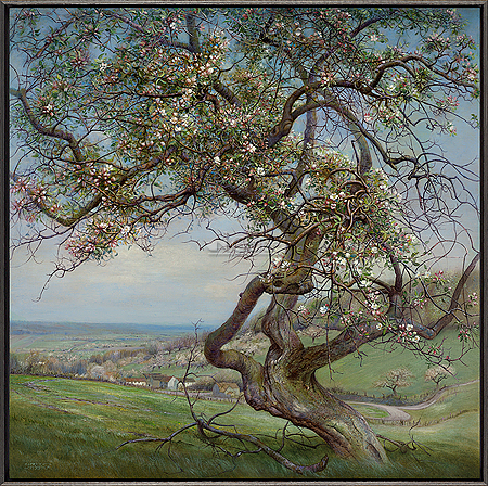 Bloeiende appelboom, Voerstreek