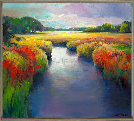 Verstild landschap bij Oudemolen