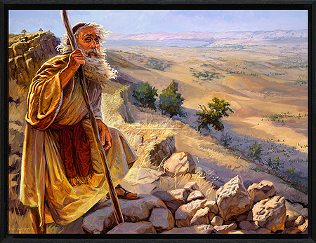Moses on Mount Nebo