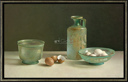 Roman Glass and eggs