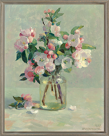 Bloesemtakken in glas