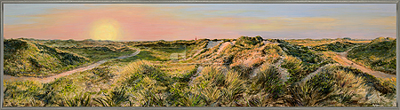 Panorama Schier, met ondergaande …