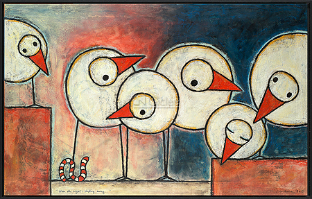 When the night's shifting away...