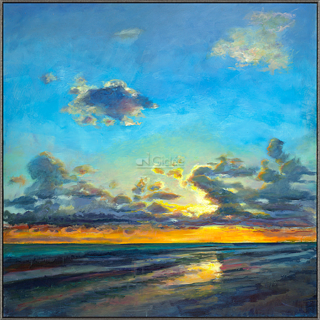Avond aan zee