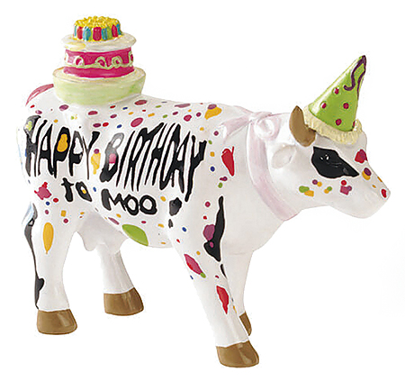 Happy Birthday to Moo (small) Cow Parade