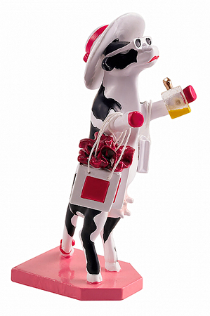 Alphadite Goddess of Shopping (small) Cow Parade