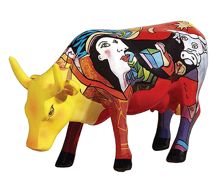 Homage to Picowso's African Period (small) Cow Parade