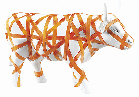 Vaca con Cinta (medium) Cow Parade