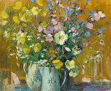 Yellow floral still life