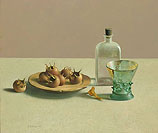 Still life with glassware and med…
