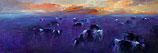 Cattle in evening light