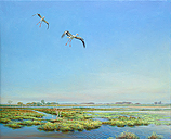 Landing storks