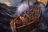Jezus stilt de storm