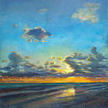 Avond aan zee