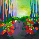 Behind the trees