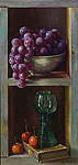 Chest with grapes