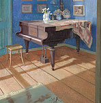 Interior with piano