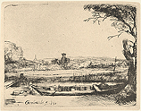 Aangemeerd bootje