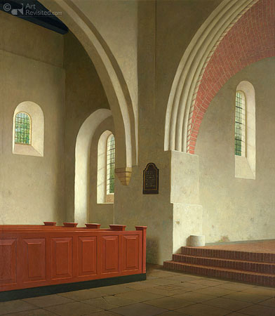 Interieur Donatuskerk te Leermens (1000-1400)