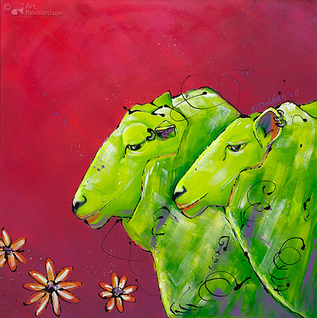Green sheep