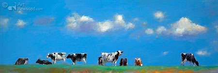 Cows on the dike