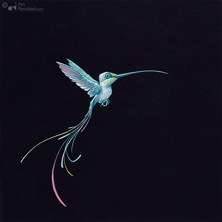 Witte kolibrie